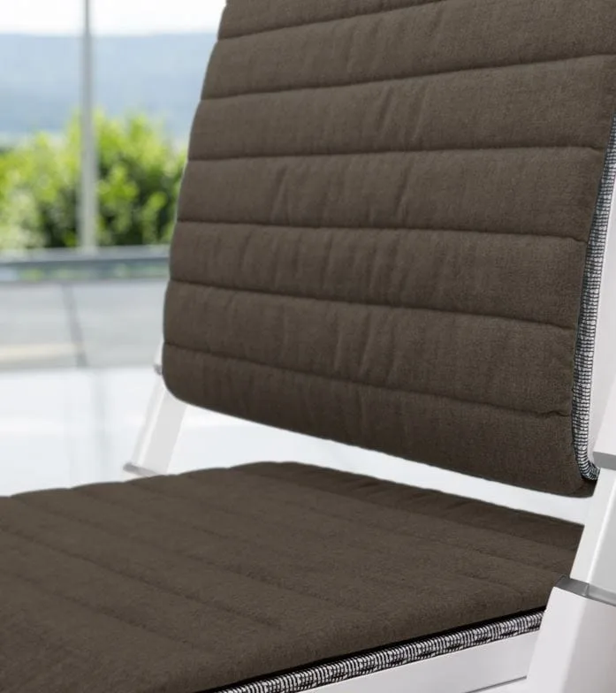 FOTEL NA KÓŁKACH MOLL S6 BIAŁY