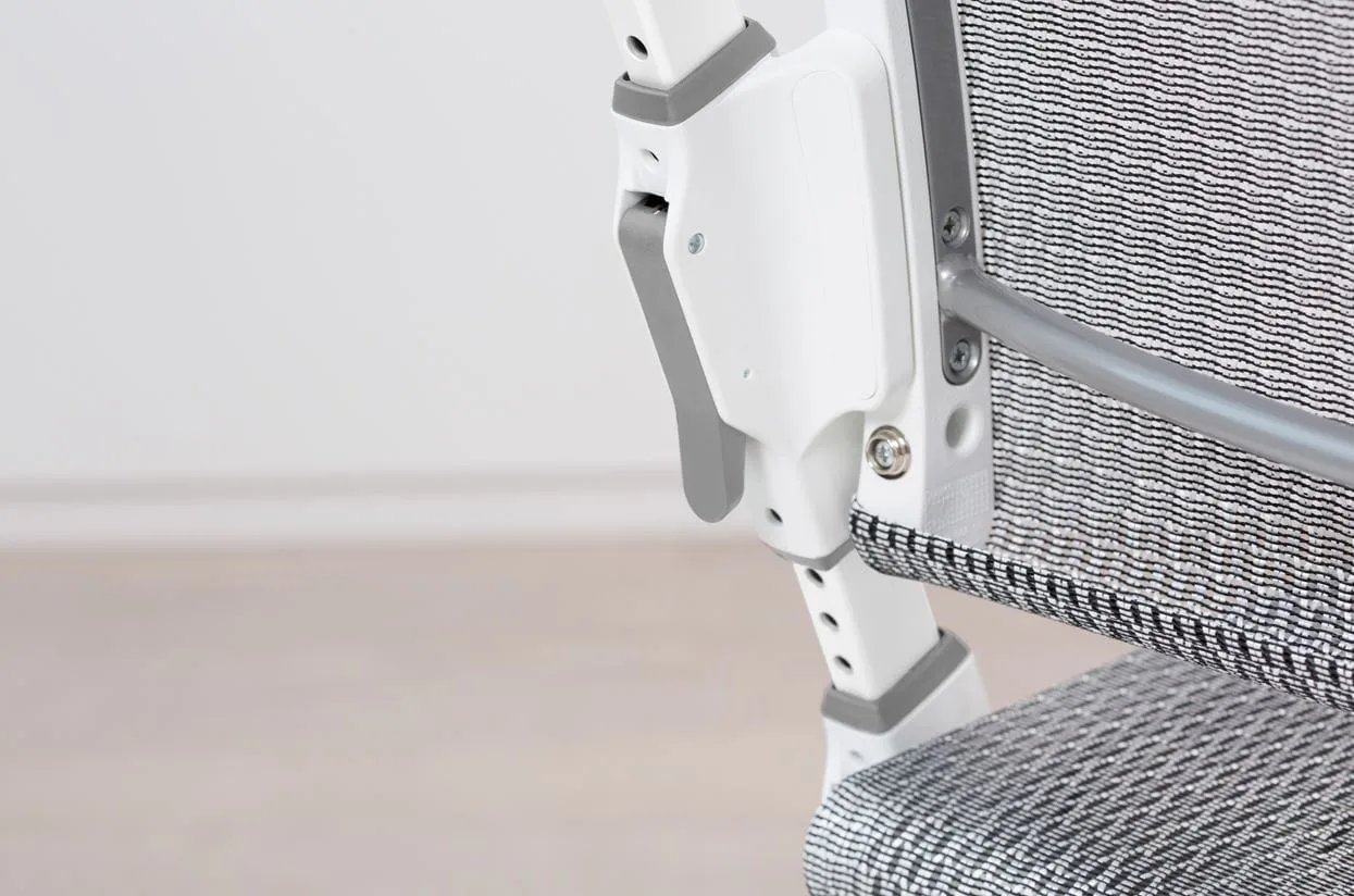 FOTEL NA KÓŁKACH MOLL S6 BIAŁY