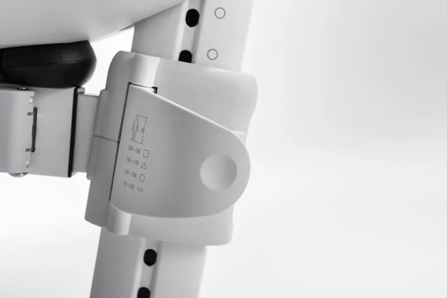 MAXIMO fotel na kółkach TREND szary