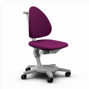 MAXIMO fotel na kółkach TREND szary