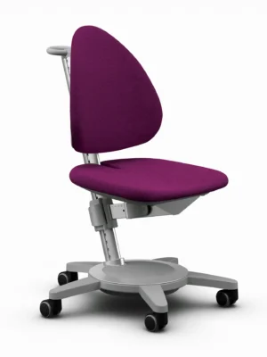 MAXIMO fotel na kółkach TREND szary