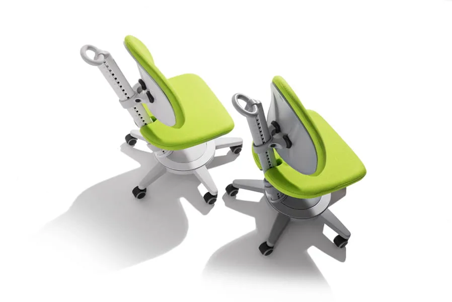 MAXIMO fotel na kółkach biały różne tapicerki