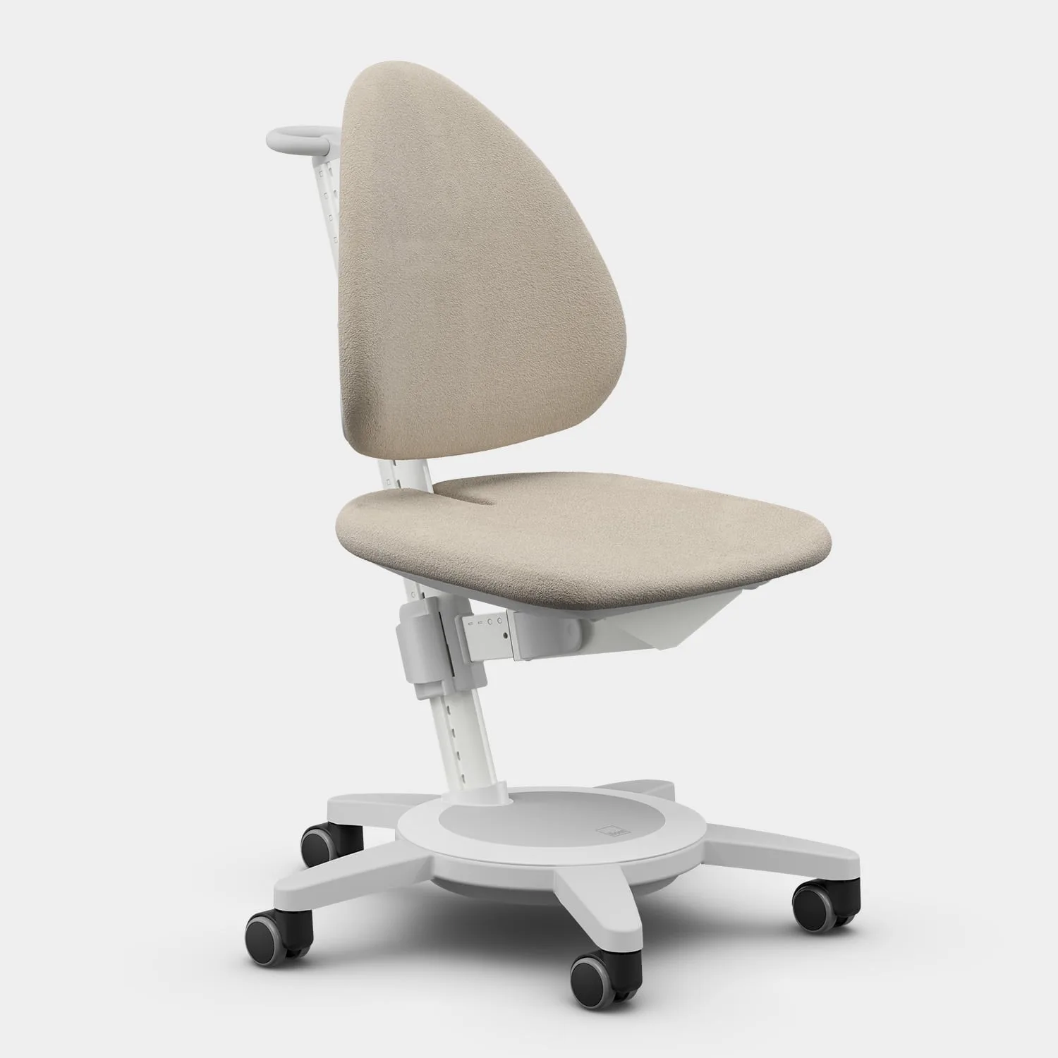 MAXIMO fotel na kółkach TED biały