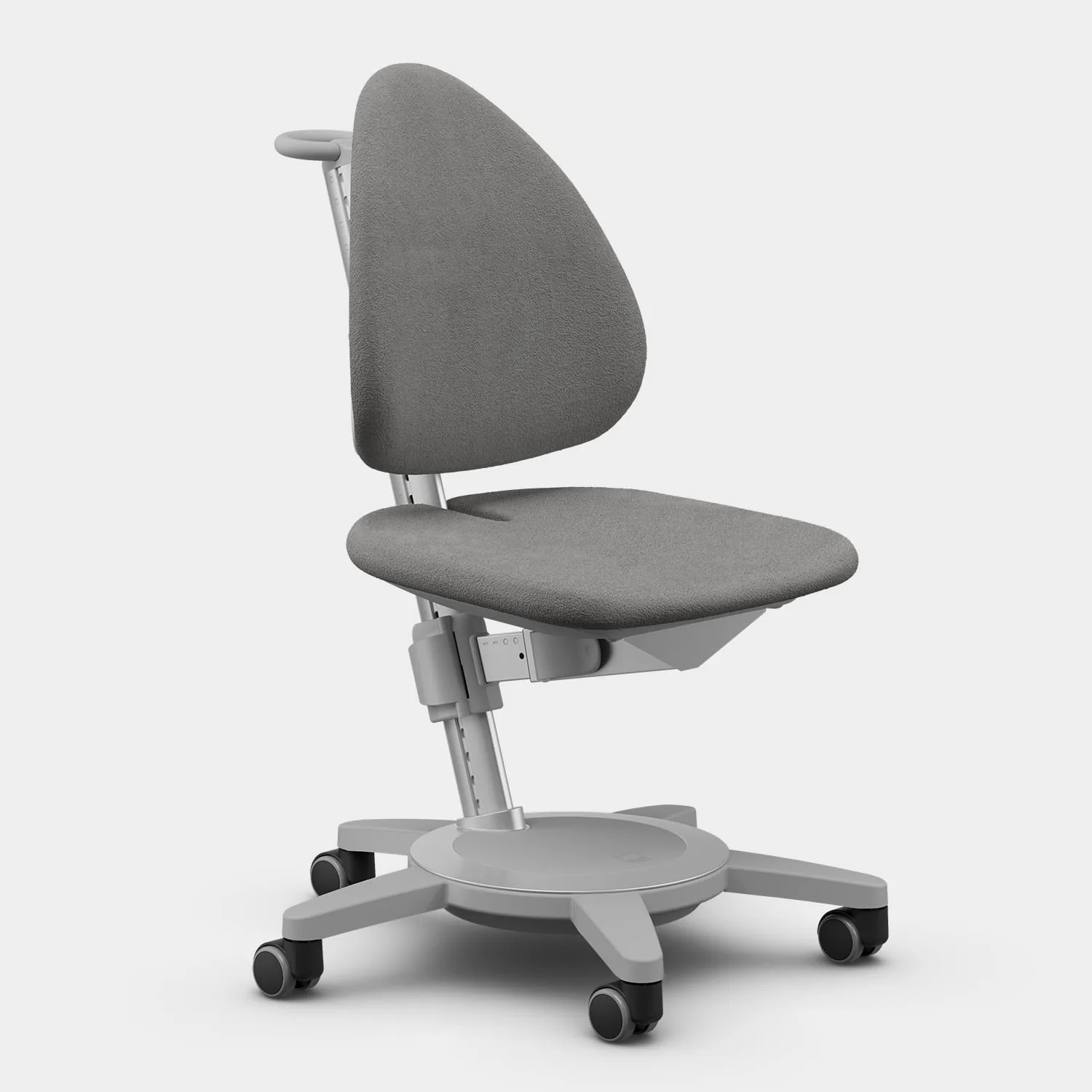 MAXIMO fotel na kółkach TED szary