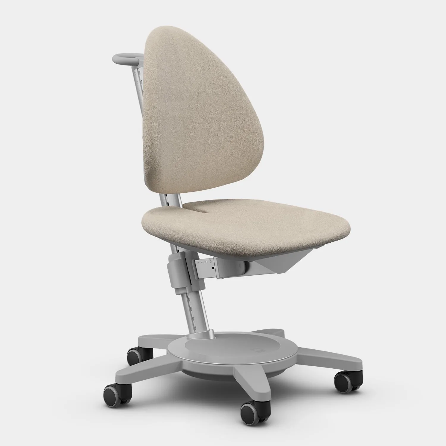 MAXIMO fotel na kółkach TED szary