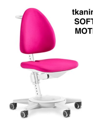 MAXIMO fotel na kółkach biały różne tapicerki