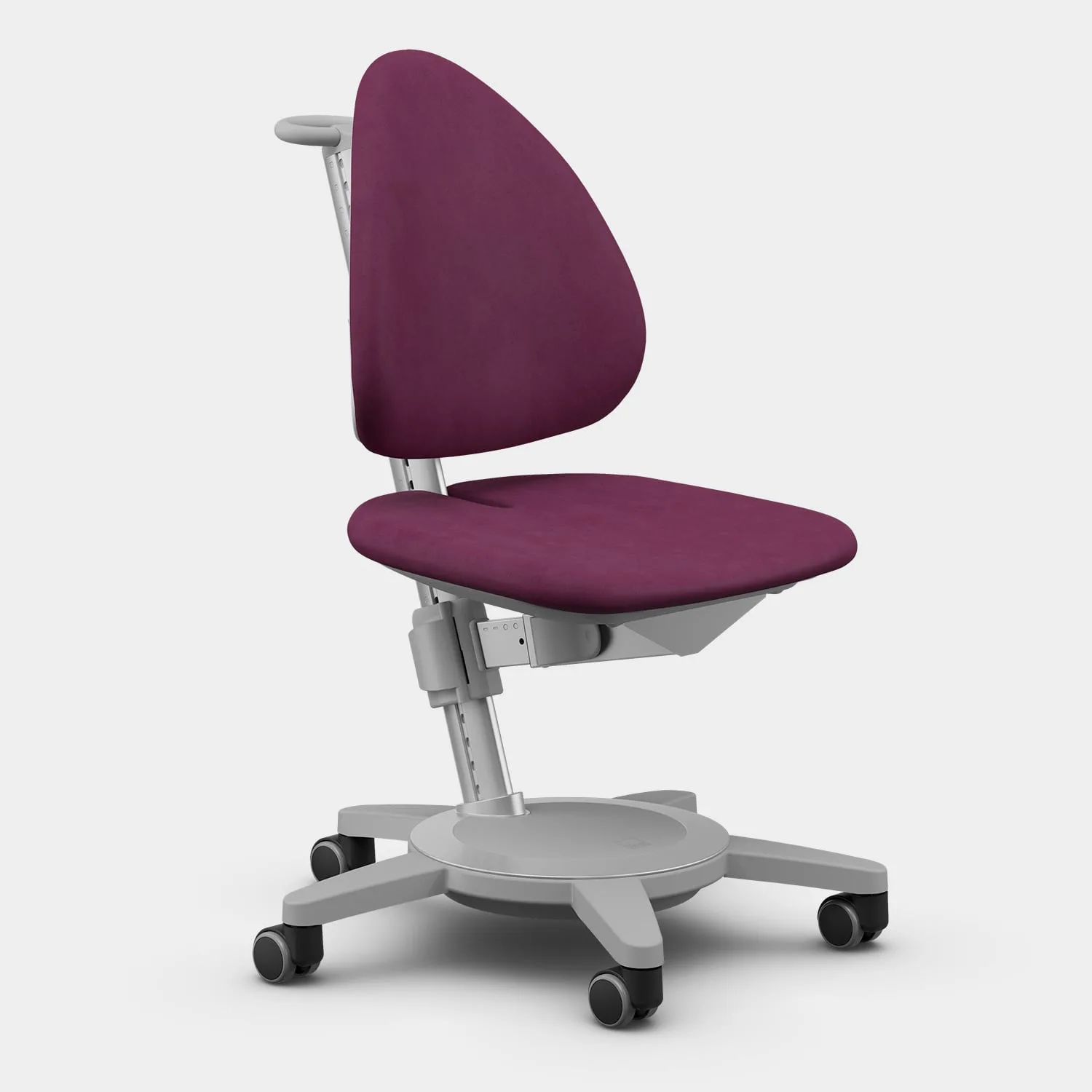 MAXIMO fotel na kółkach szary różne tapicerki MAXIMO fotel na kółkach szary różne tapicerki