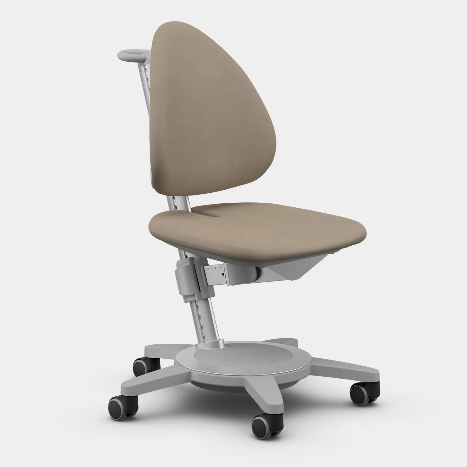 MAXIMO fotel na kółkach szary różne tapicerki