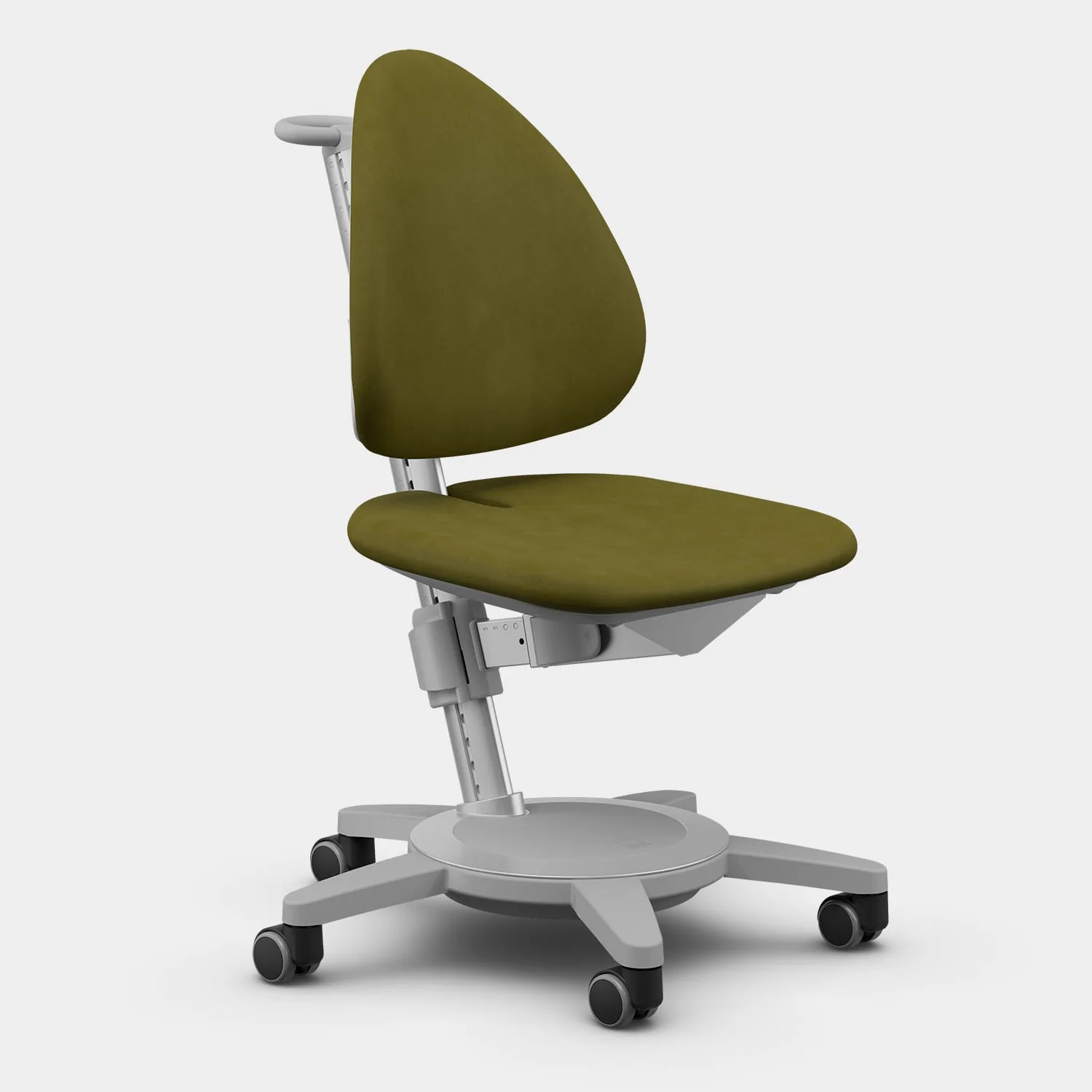 MAXIMO fotel na kółkach szary różne tapicerki