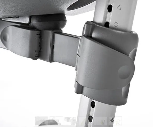 MAXIMO fotel na kółkach TED szary