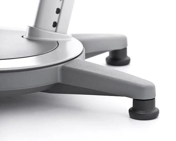 MAXIMO fotel na kółkach TED szary