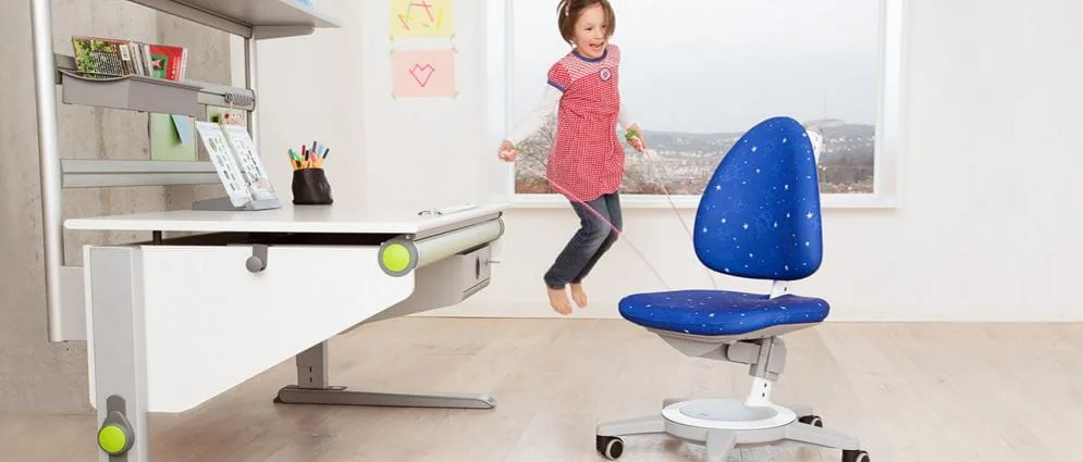 MAXIMO fotel na kółkach TED szary