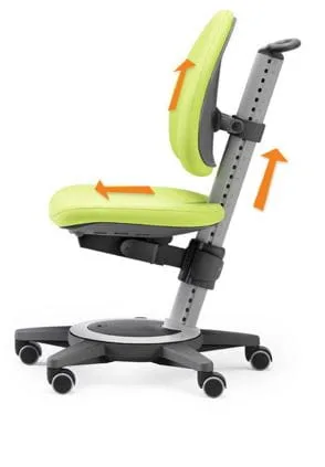 MAXIMO fotel na kółkach TED biały