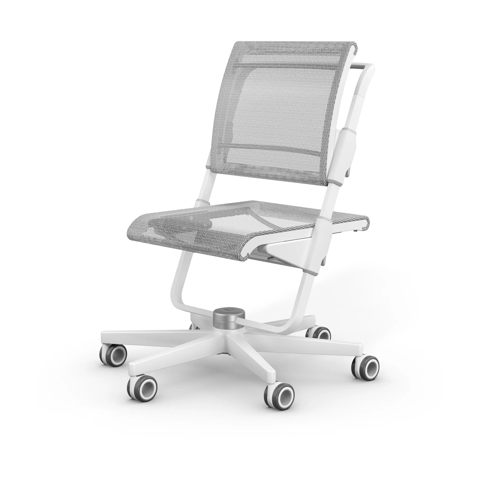 FOTEL NA KÓŁKACH MOLL S6 SZARY